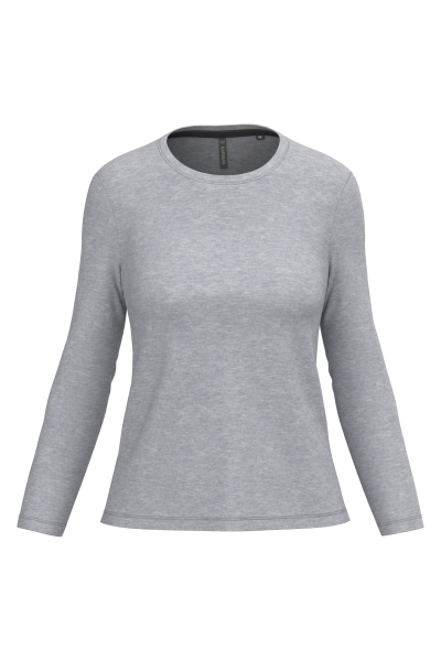 T-shirt col rond manches longues femme – Image 49