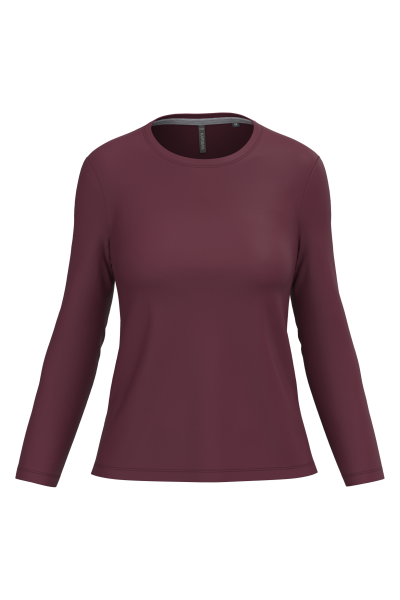 T-shirt col rond manches longues femme – Image 70