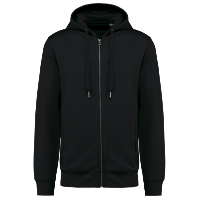 Sweat-shirt french terry écoresponsable zippé à capuche unisexe – Image 12