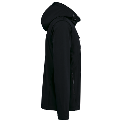 Veste Softshell 3 couches à capuche avec manches amovibles unisexe – Image 24