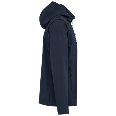 Veste Softshell 3 couches à capuche avec manches amovibles unisexe – Image 36