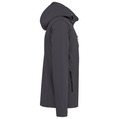 Veste Softshell 3 couches à capuche avec manches amovibles unisexe – Image 42