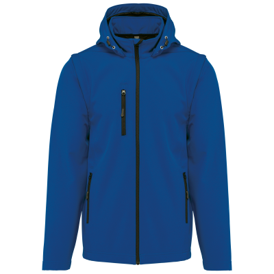 Veste Softshell 3 couches à capuche avec manches amovibles unisexe – Image 28