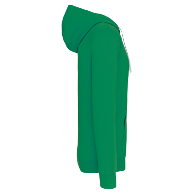 Sweat-shirt zippé capuche contrastée – Image 23