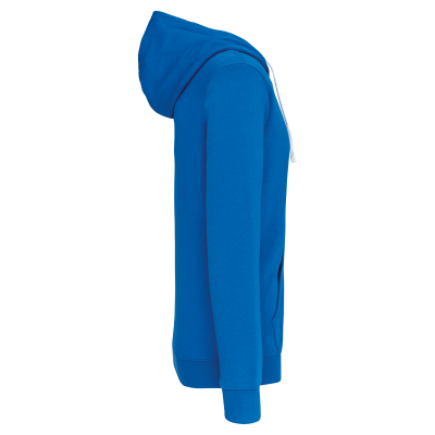 Sweat-shirt zippé capuche contrastée – Image 26