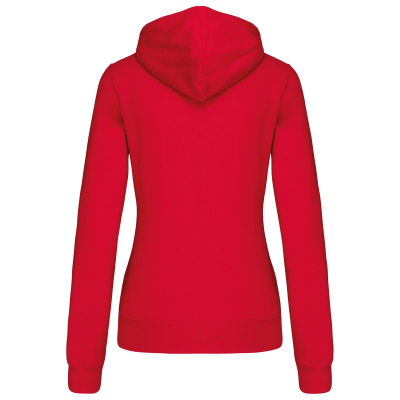 Sweat-shirt zippé capuche contrastée femme – Image 25