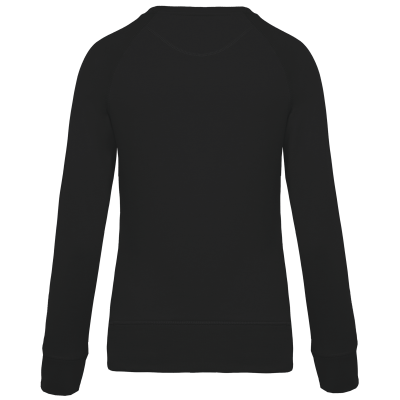 Sweat-shirt Bio col rond manches raglan femme – Image 13