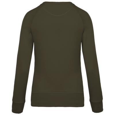 Sweat-shirt Bio col rond manches raglan femme – Image 28