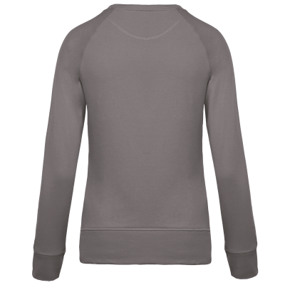 Sweat-shirt Bio col rond manches raglan femme – Image 46