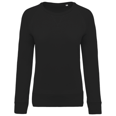 Sweat-shirt Bio col rond manches raglan femme – Image 12