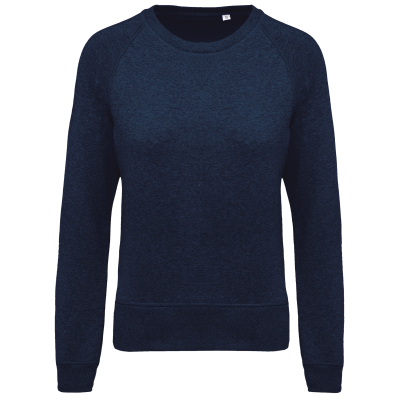 Sweat-shirt Bio col rond manches raglan femme – Image 18