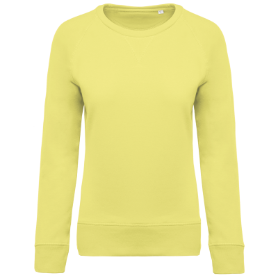 Sweat-shirt Bio col rond manches raglan femme – Image 24