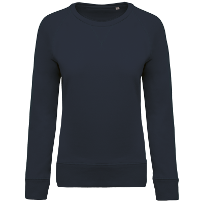 Sweat-shirt Bio col rond manches raglan femme – Image 30