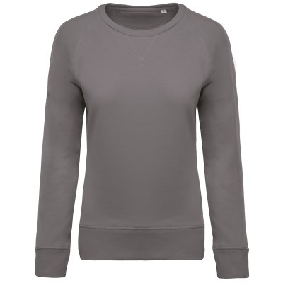 Sweat-shirt Bio col rond manches raglan femme – Image 45
