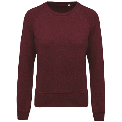 Sweat-shirt Bio col rond manches raglan femme – Image 48