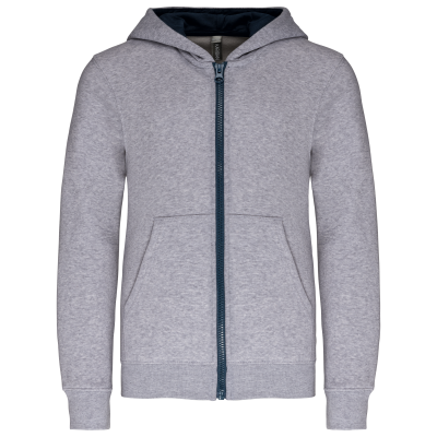 Sweat-shirt zippé capuche enfant – Image 21