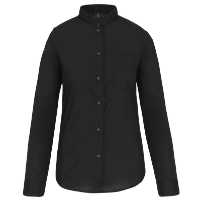 Chemise col mao manches longues femme – Image 20