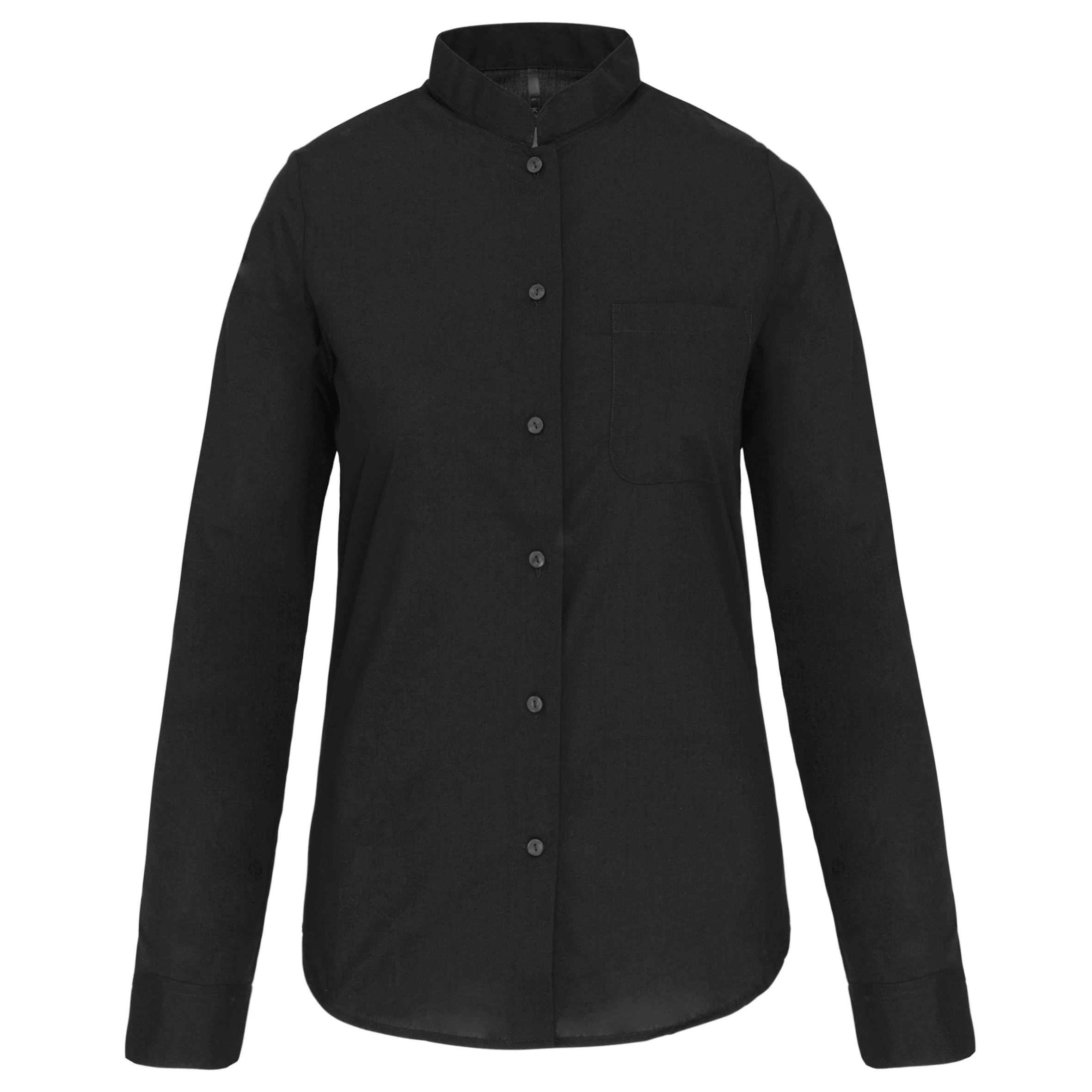 Chemise col mao manches longues femme – Image 20
