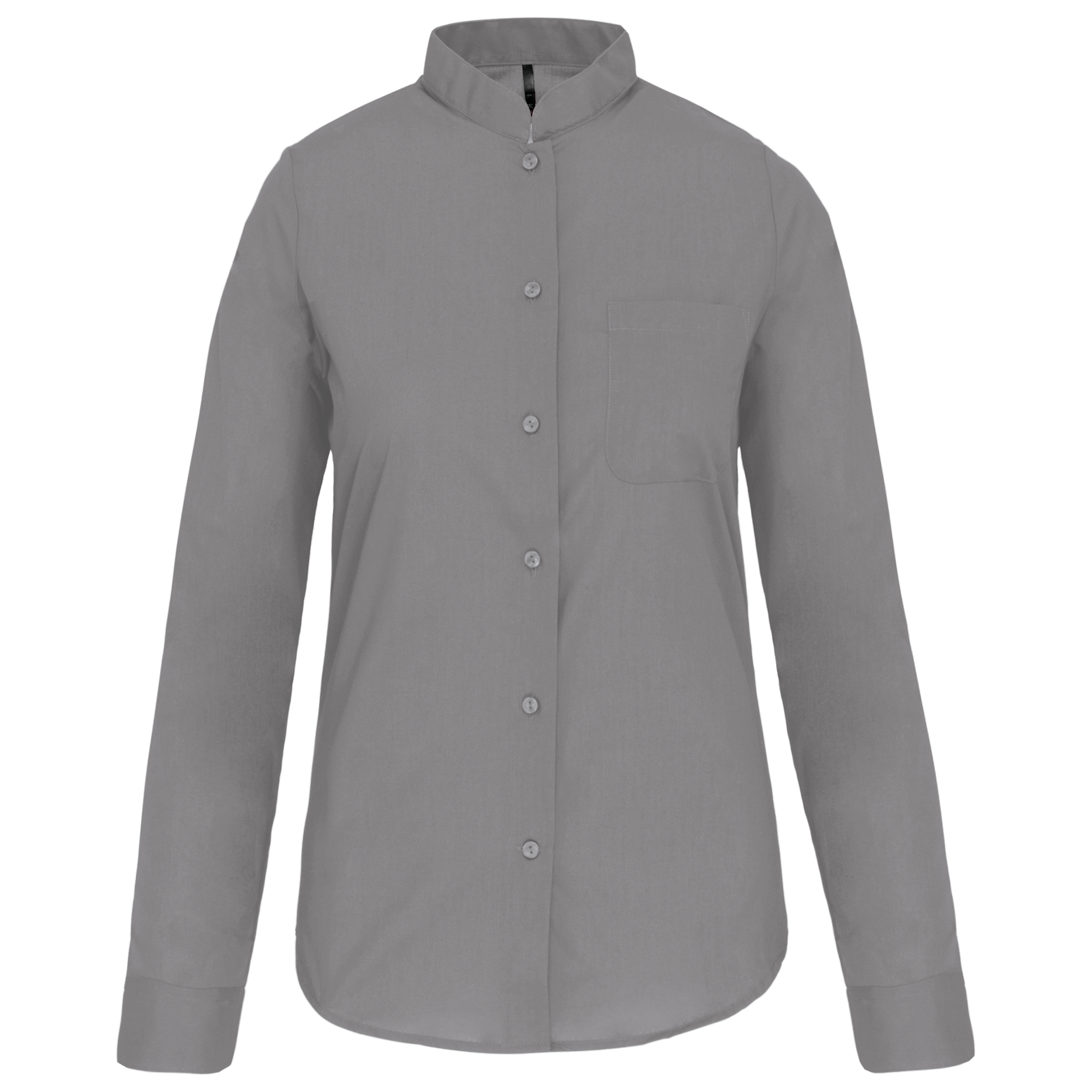 Chemise col mao manches longues femme – Image 26