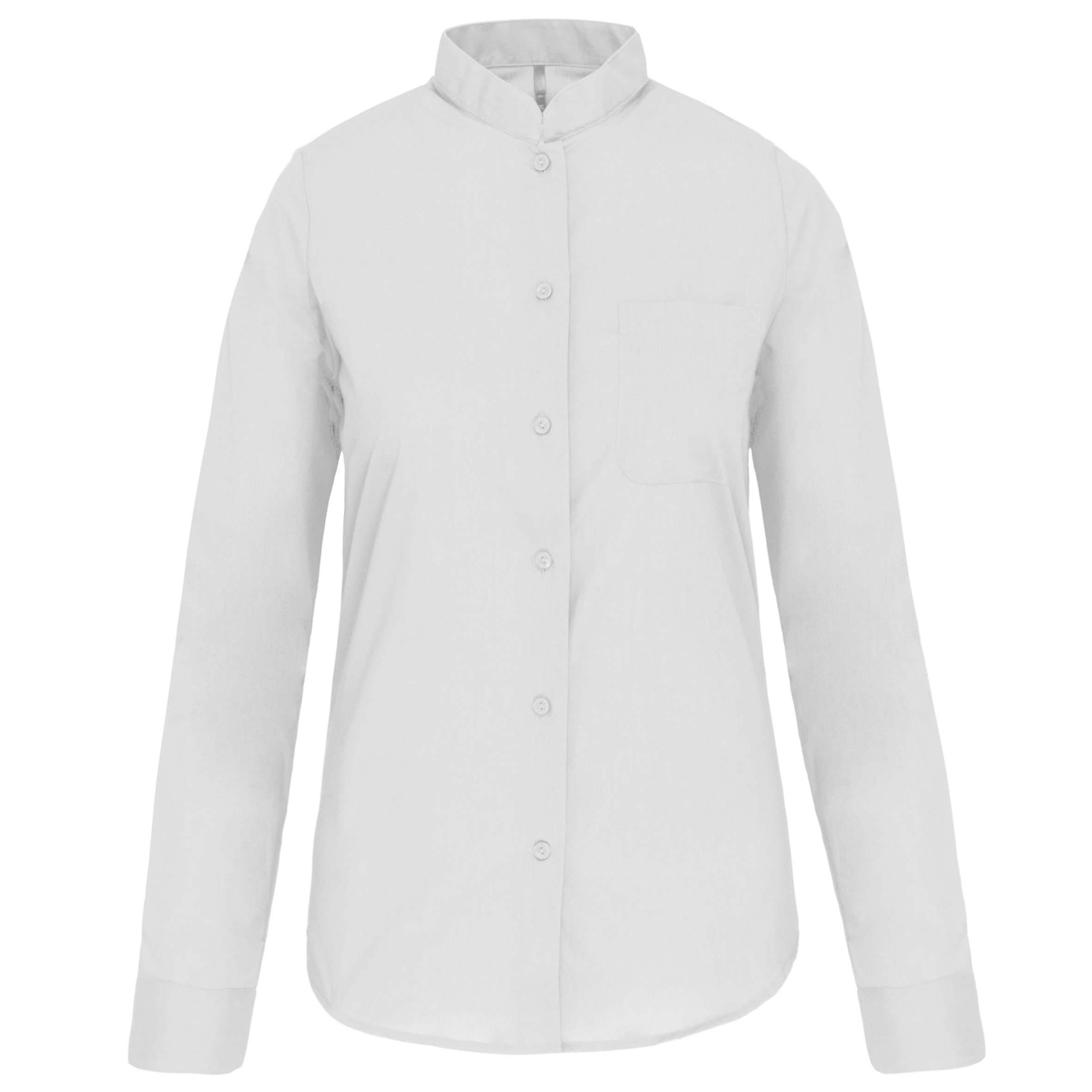 Chemise col mao manches longues femme – Image 29