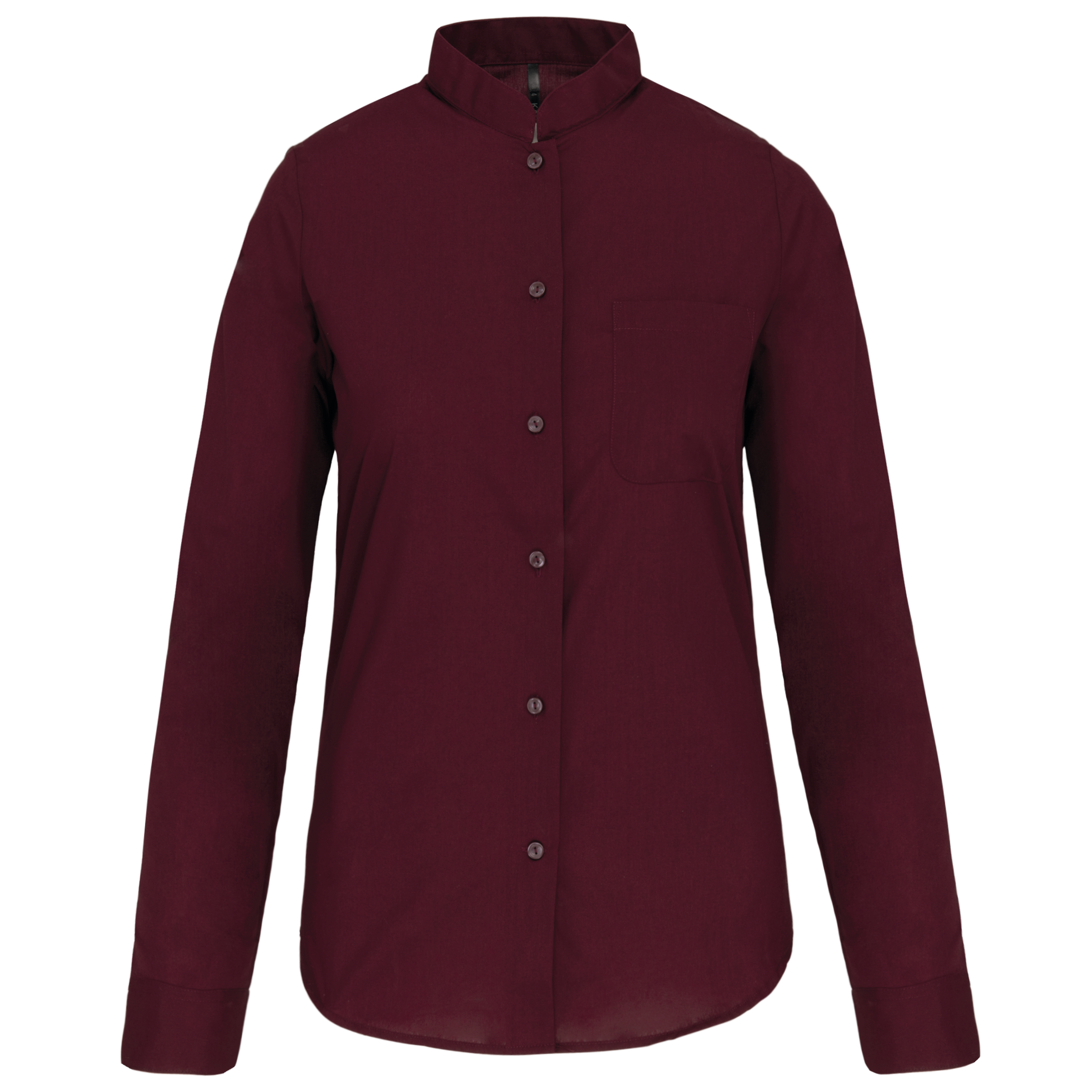 Chemise col mao manches longues femme – Image 32