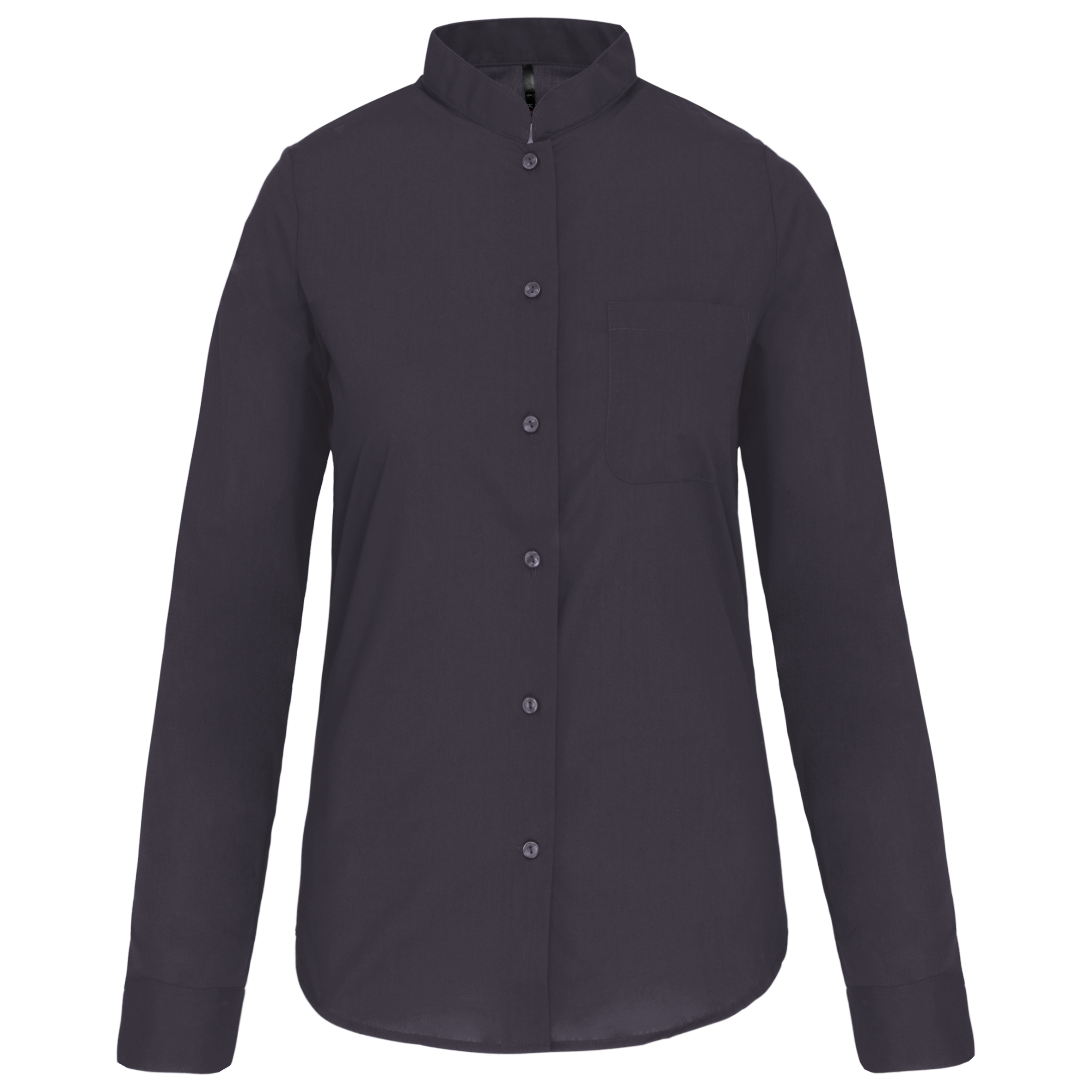 Chemise col mao manches longues femme – Image 35