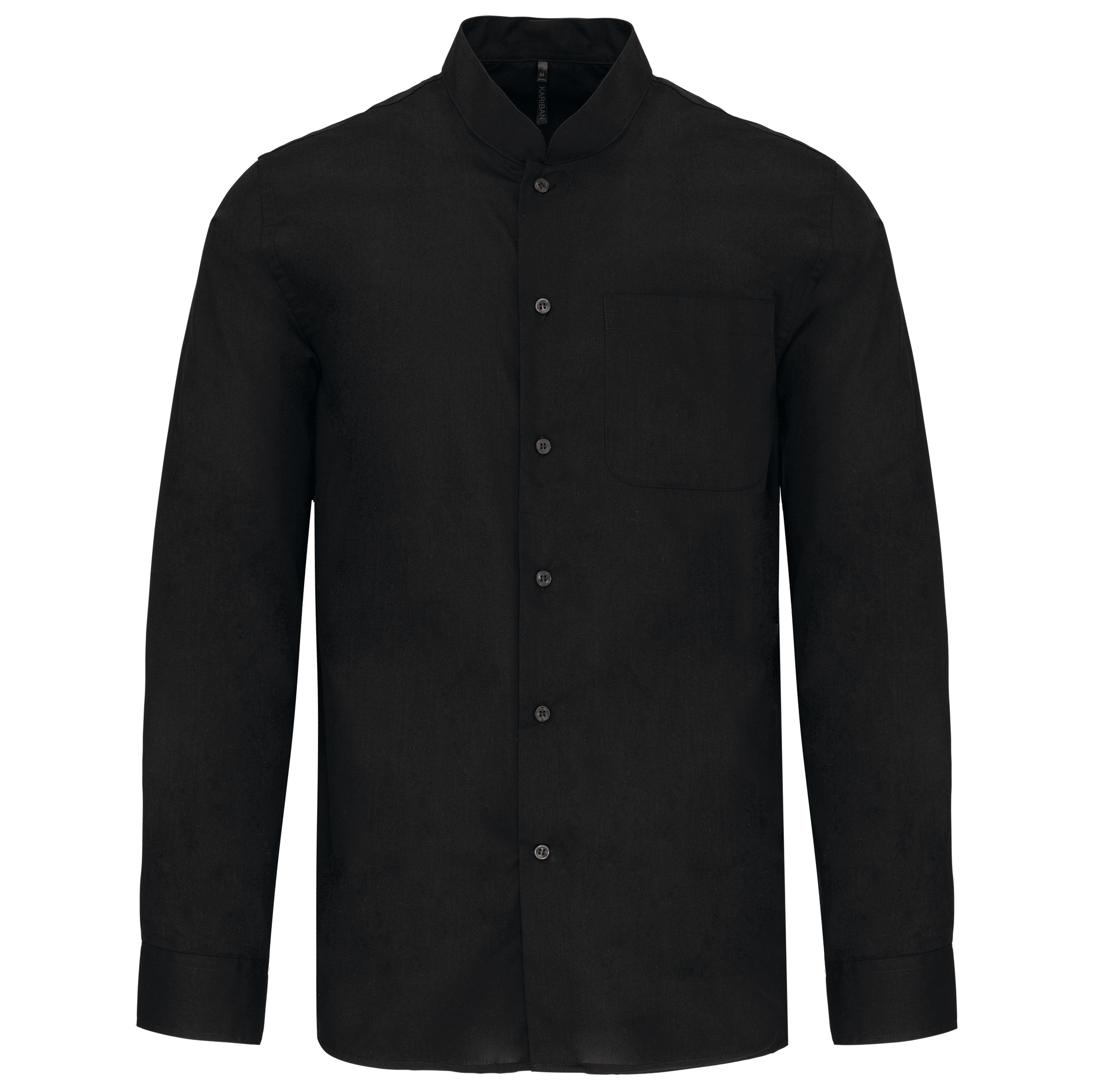 Chemise col mao manches longues – Image 21