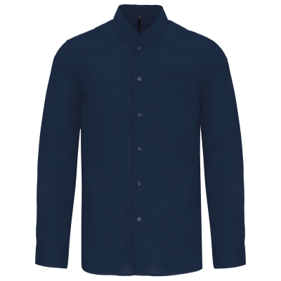 Chemise col mao manches longues – Image 24