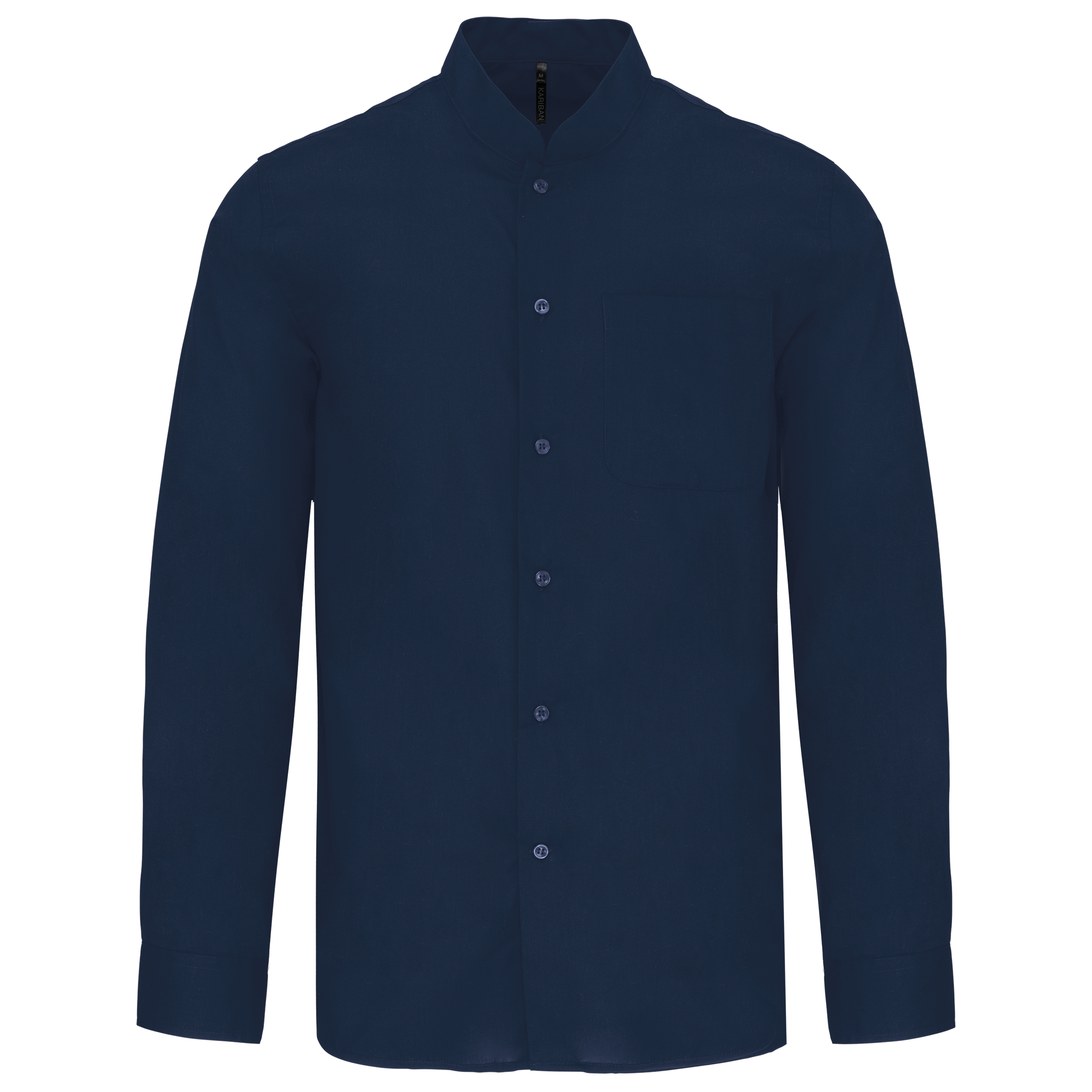 Chemise col mao manches longues – Image 24