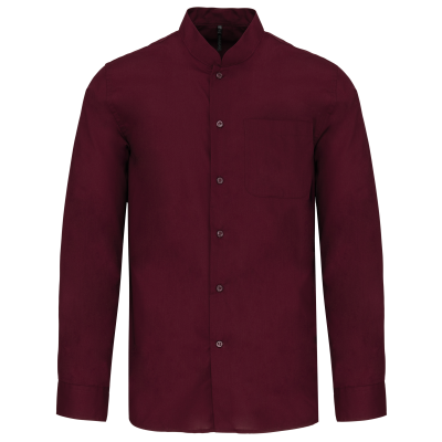 Chemise col mao manches longues – Image 33