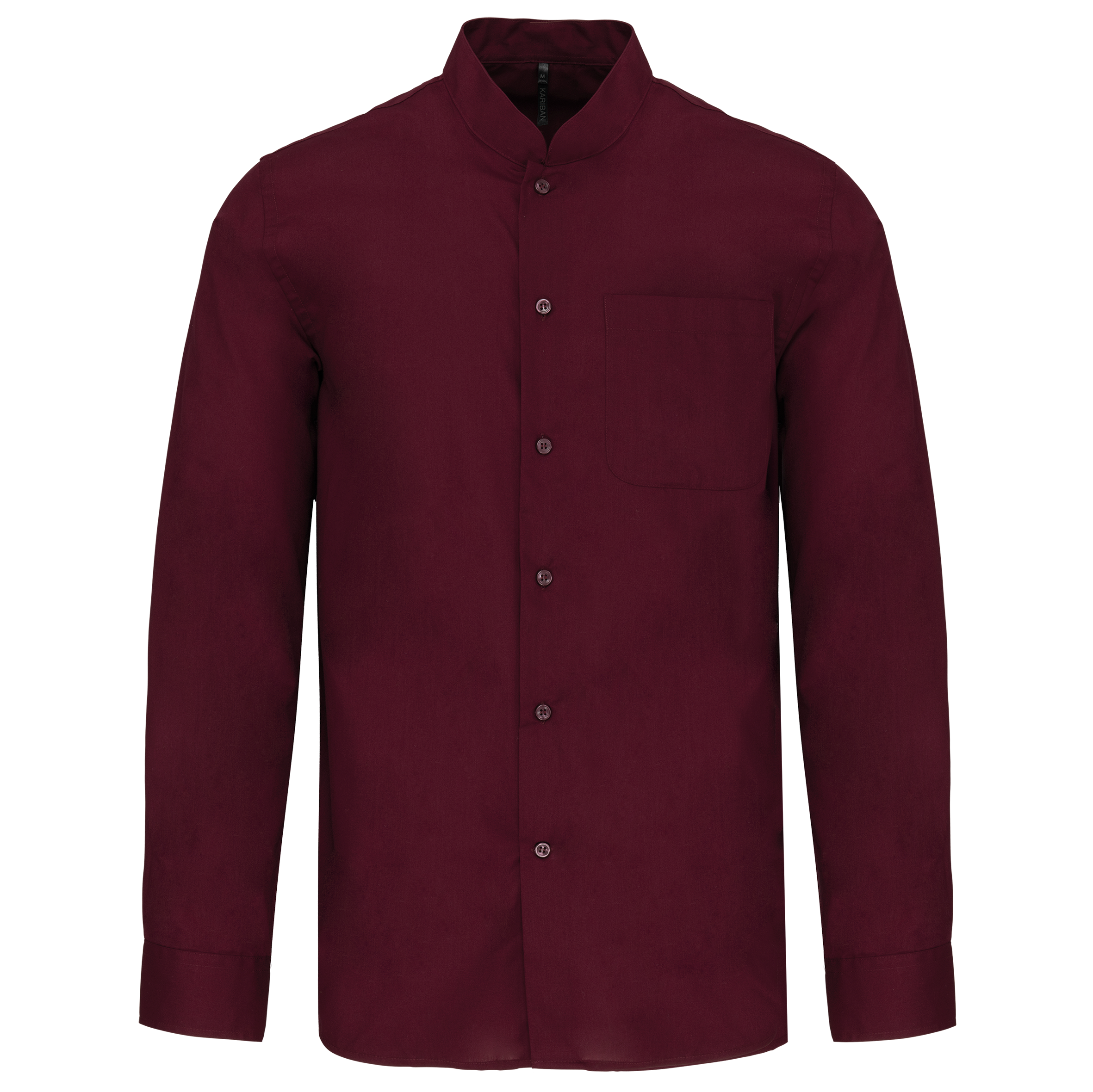 Chemise col mao manches longues – Image 33
