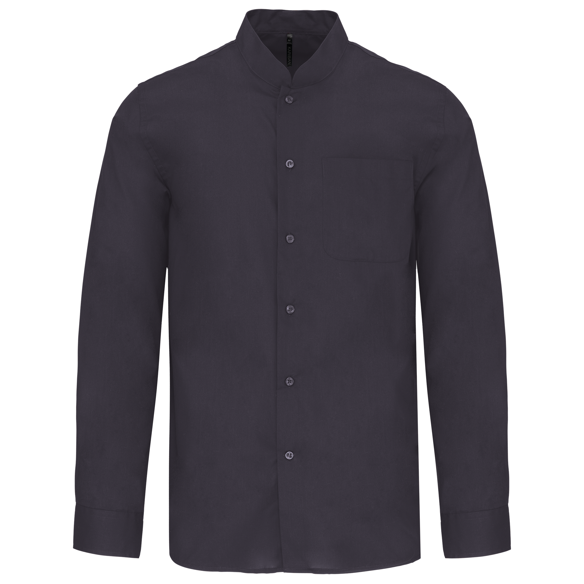 Chemise col mao manches longues – Image 36
