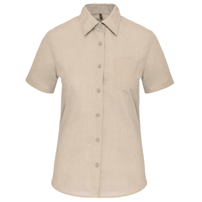 Chemise popeline polycoton manches courtes entretien facile femme – Image 10