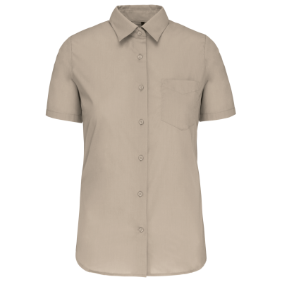 Chemise popeline polycoton manches courtes entretien facile femme – Image 13