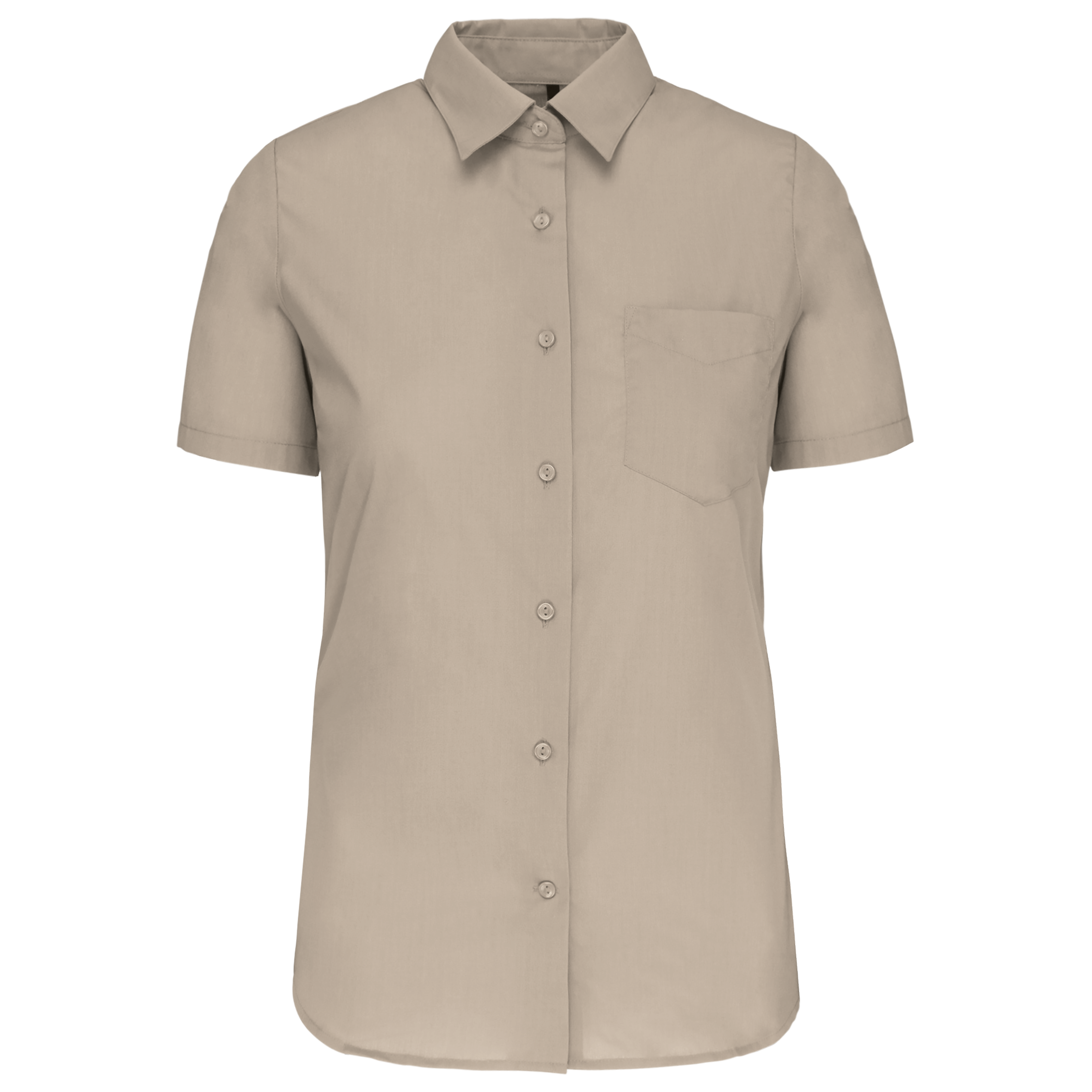 Chemise popeline polycoton manches courtes entretien facile femme – Image 13