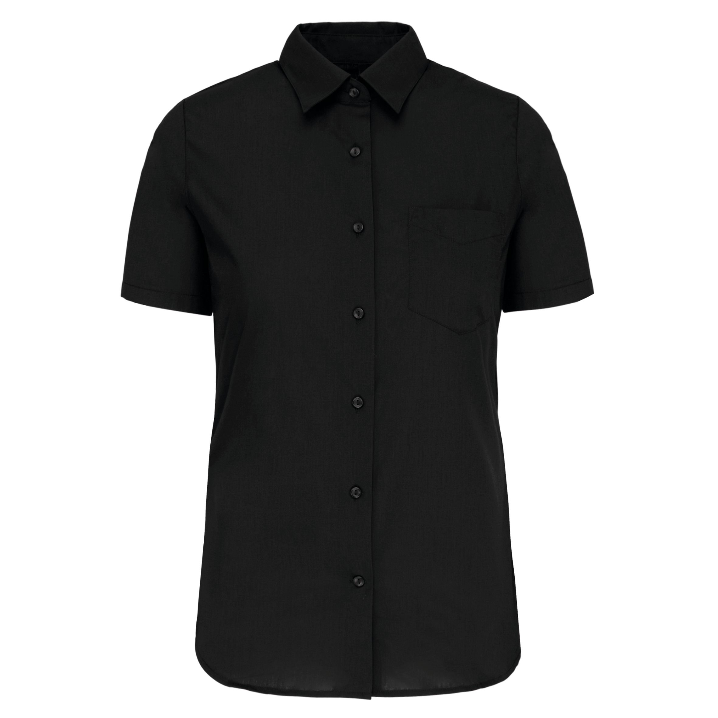 Chemise popeline polycoton manches courtes entretien facile femme – Image 16