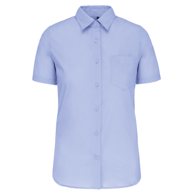 Chemise popeline polycoton manches courtes entretien facile femme – Image 19