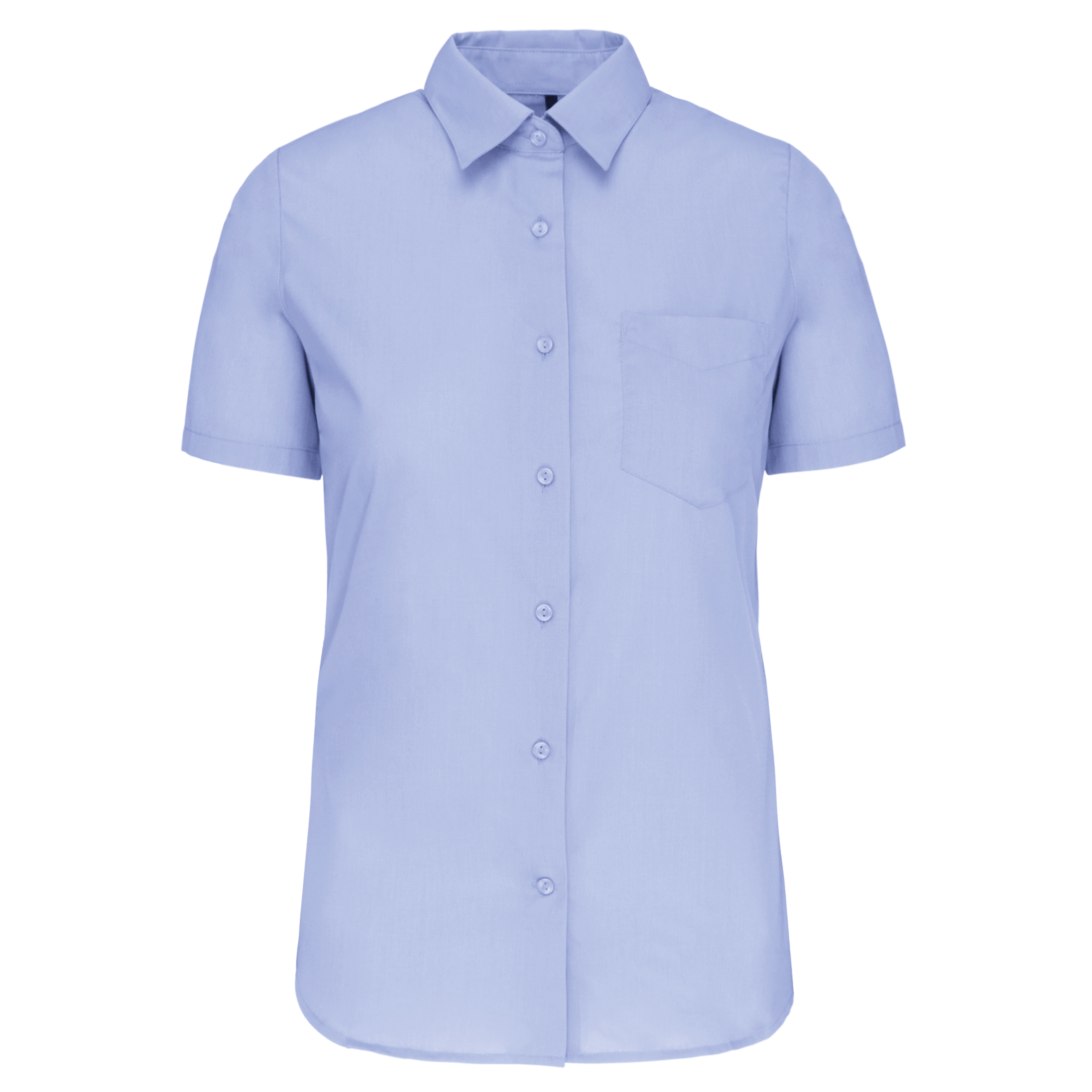 Chemise popeline polycoton manches courtes entretien facile femme – Image 19