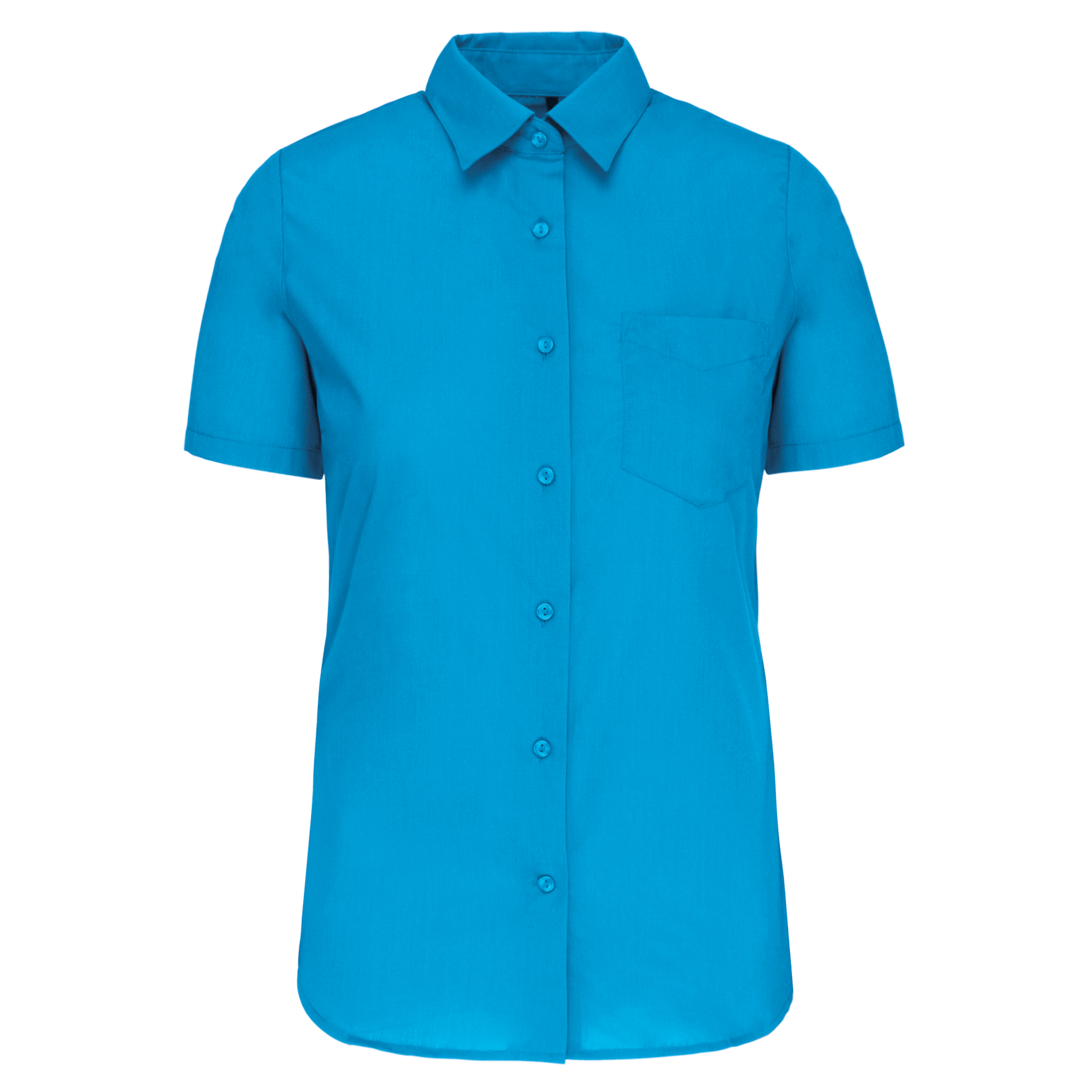 Chemise popeline polycoton manches courtes entretien facile femme – Image 22
