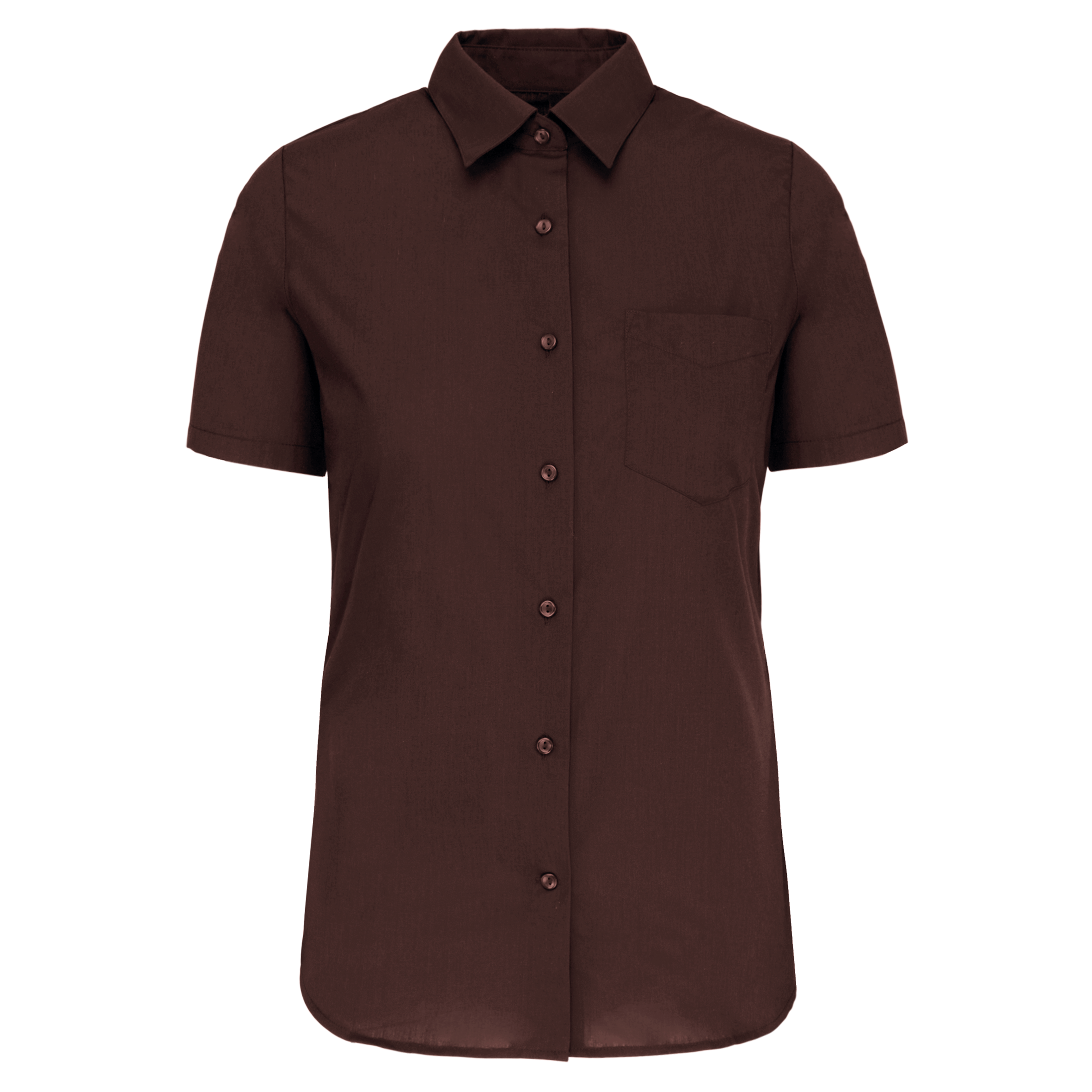 Chemise popeline polycoton manches courtes entretien facile femme – Image 25