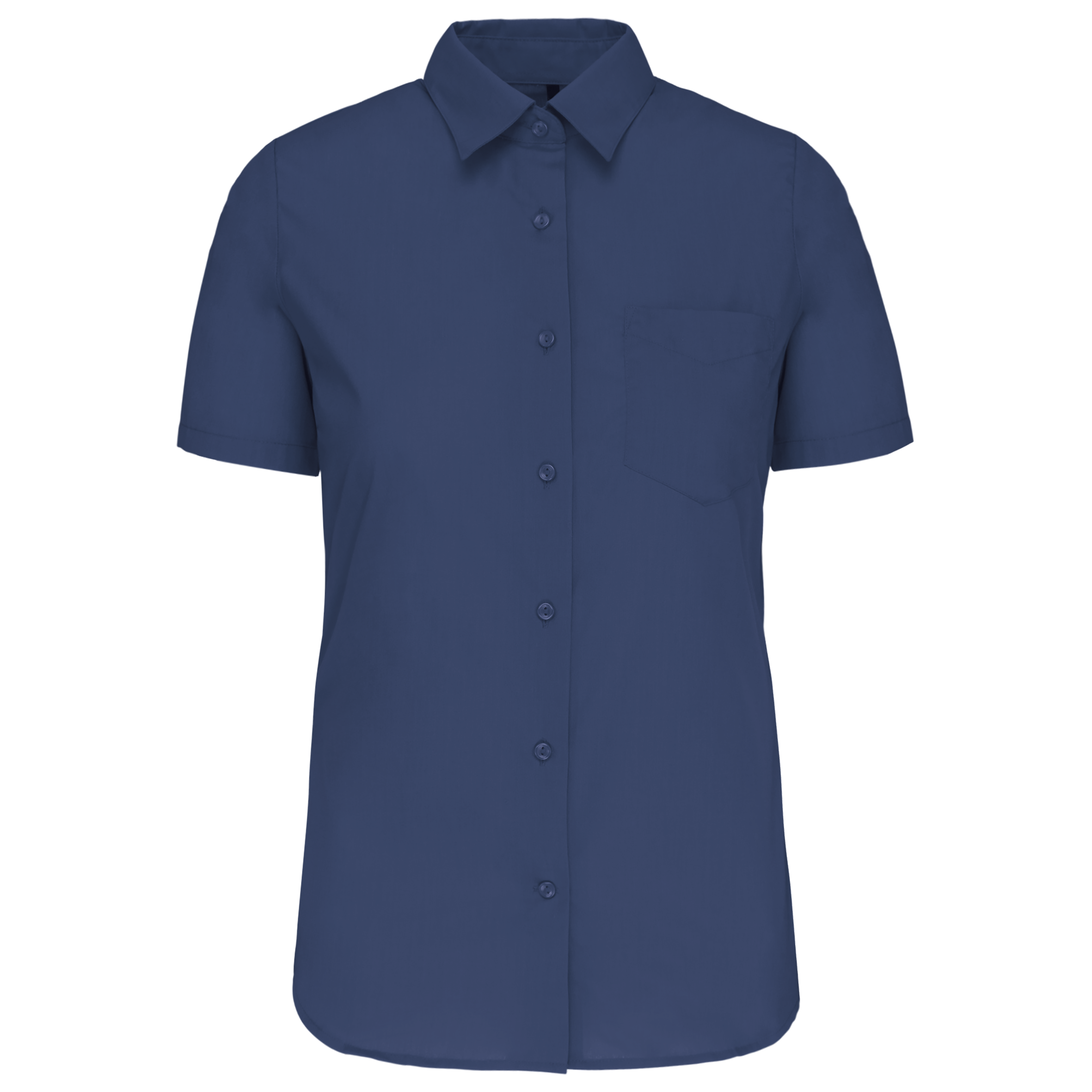 Chemise popeline polycoton manches courtes entretien facile femme – Image 37