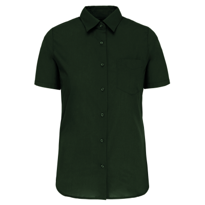 Chemise popeline polycoton manches courtes entretien facile femme – Image 40
