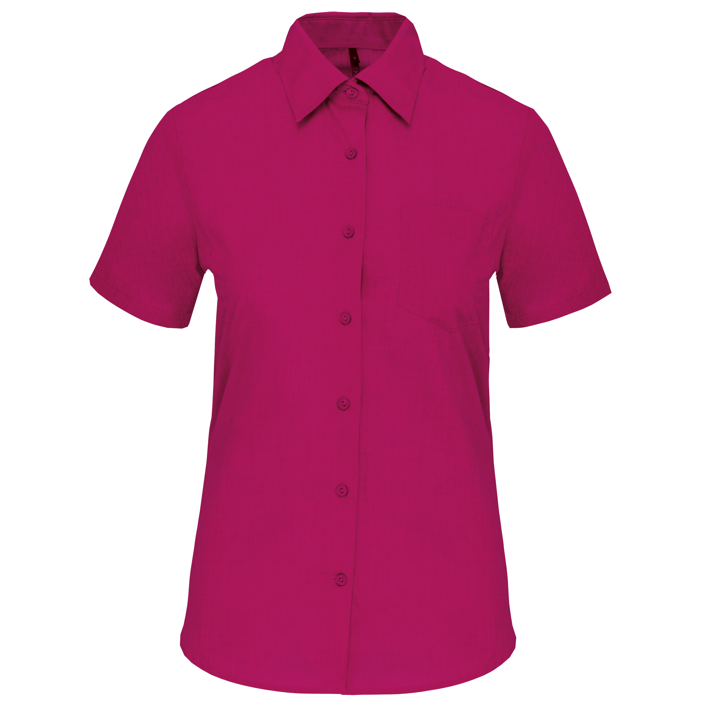 Chemise popeline polycoton manches courtes entretien facile femme – Image 43