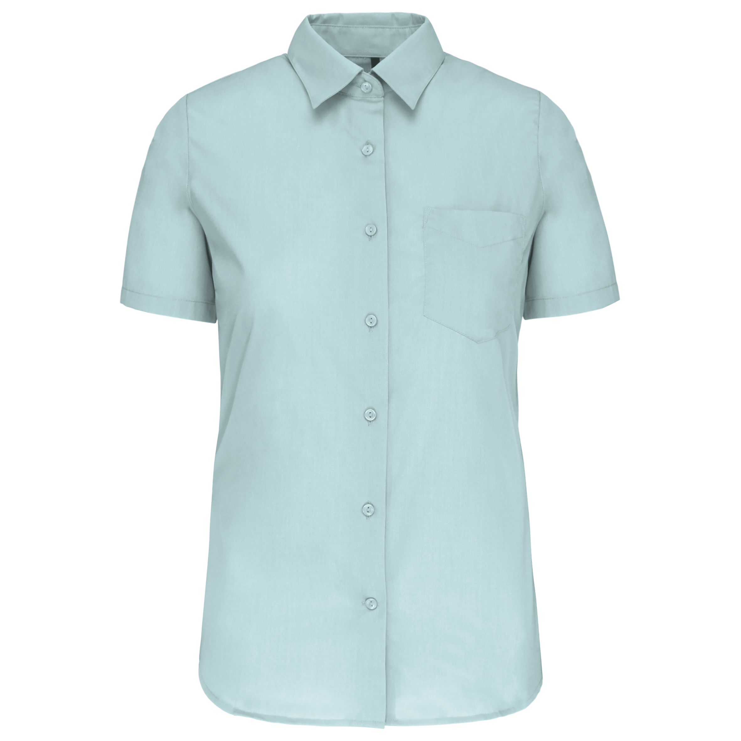Chemise popeline polycoton manches courtes entretien facile femme – Image 46