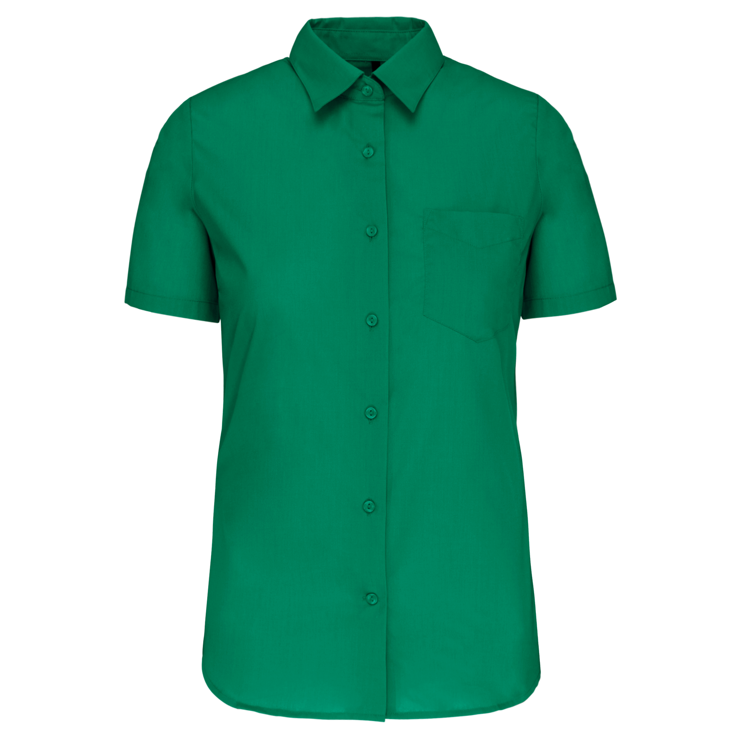 Chemise popeline polycoton manches courtes entretien facile femme – Image 49
