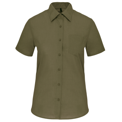 Chemise popeline polycoton manches courtes entretien facile femme – Image 52