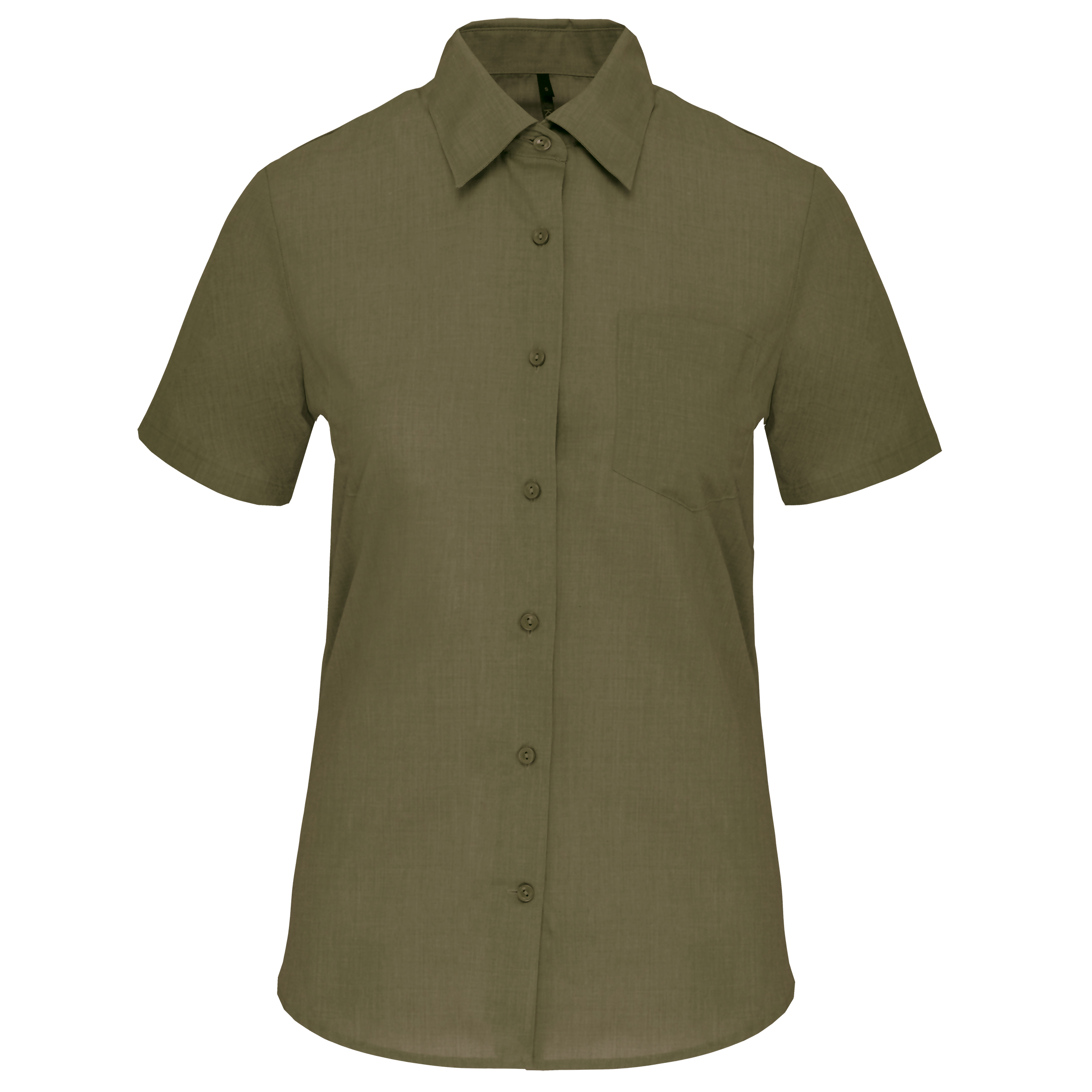Chemise popeline polycoton manches courtes entretien facile femme – Image 52