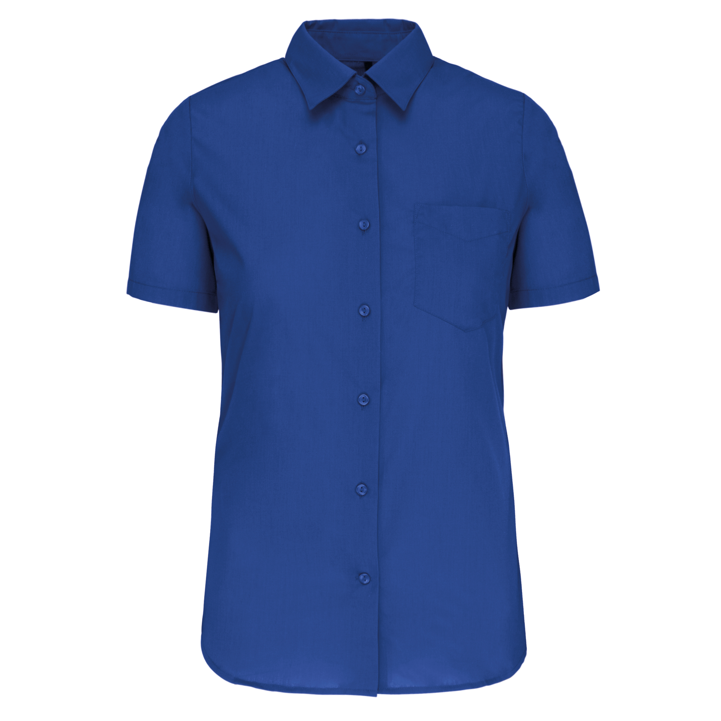 Chemise popeline polycoton manches courtes entretien facile femme – Image 55