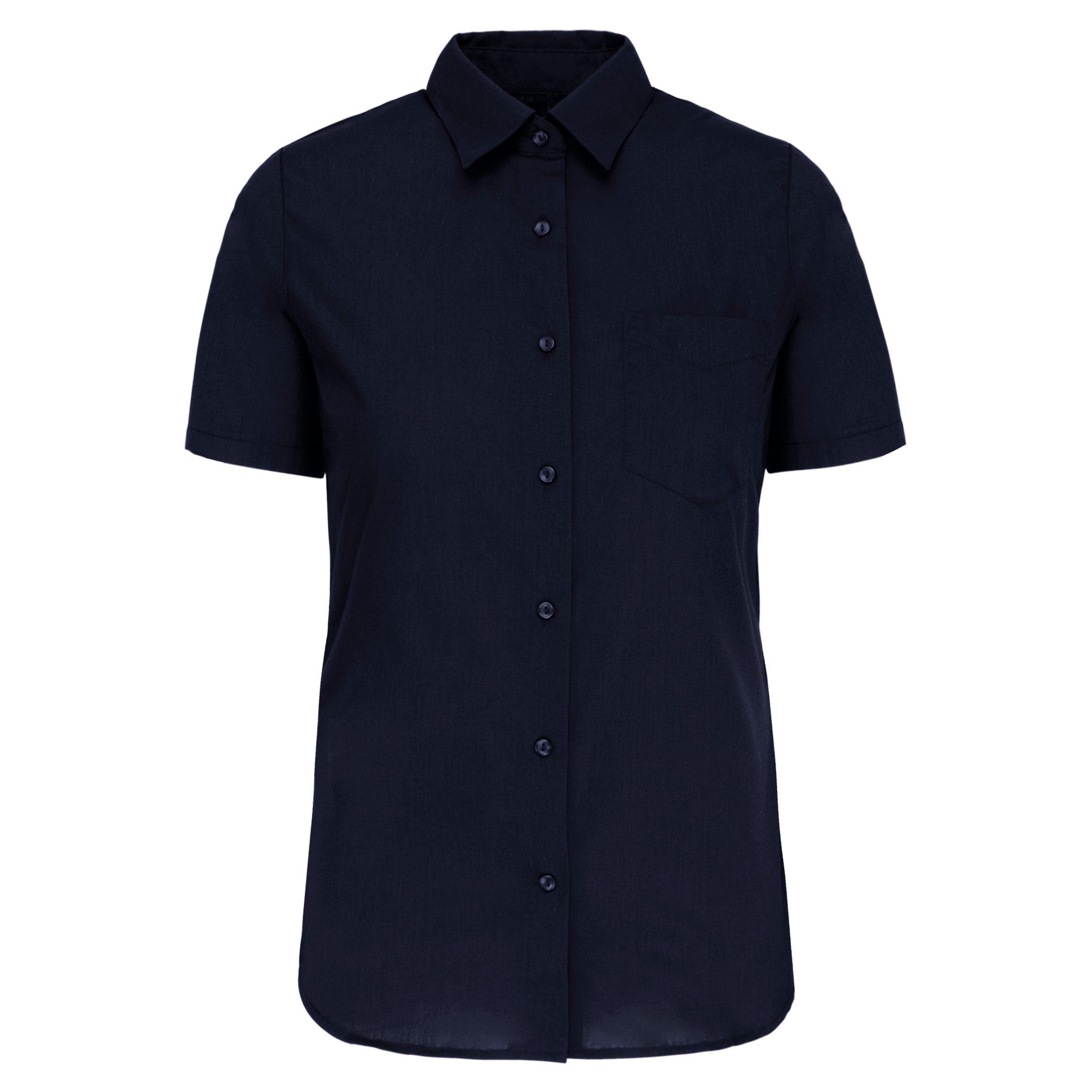 Chemise popeline polycoton manches courtes entretien facile femme – Image 61