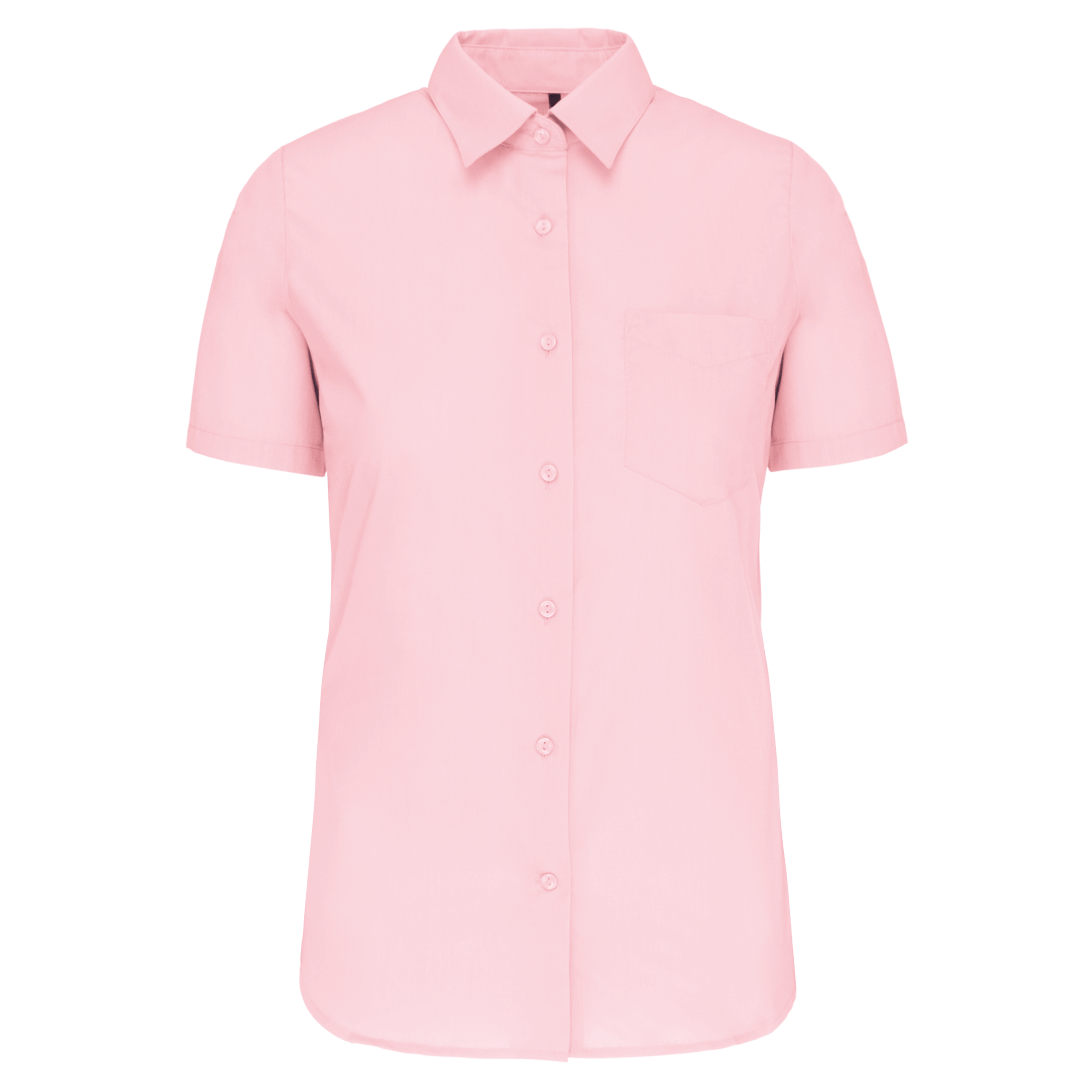 Chemise popeline polycoton manches courtes entretien facile femme – Image 67